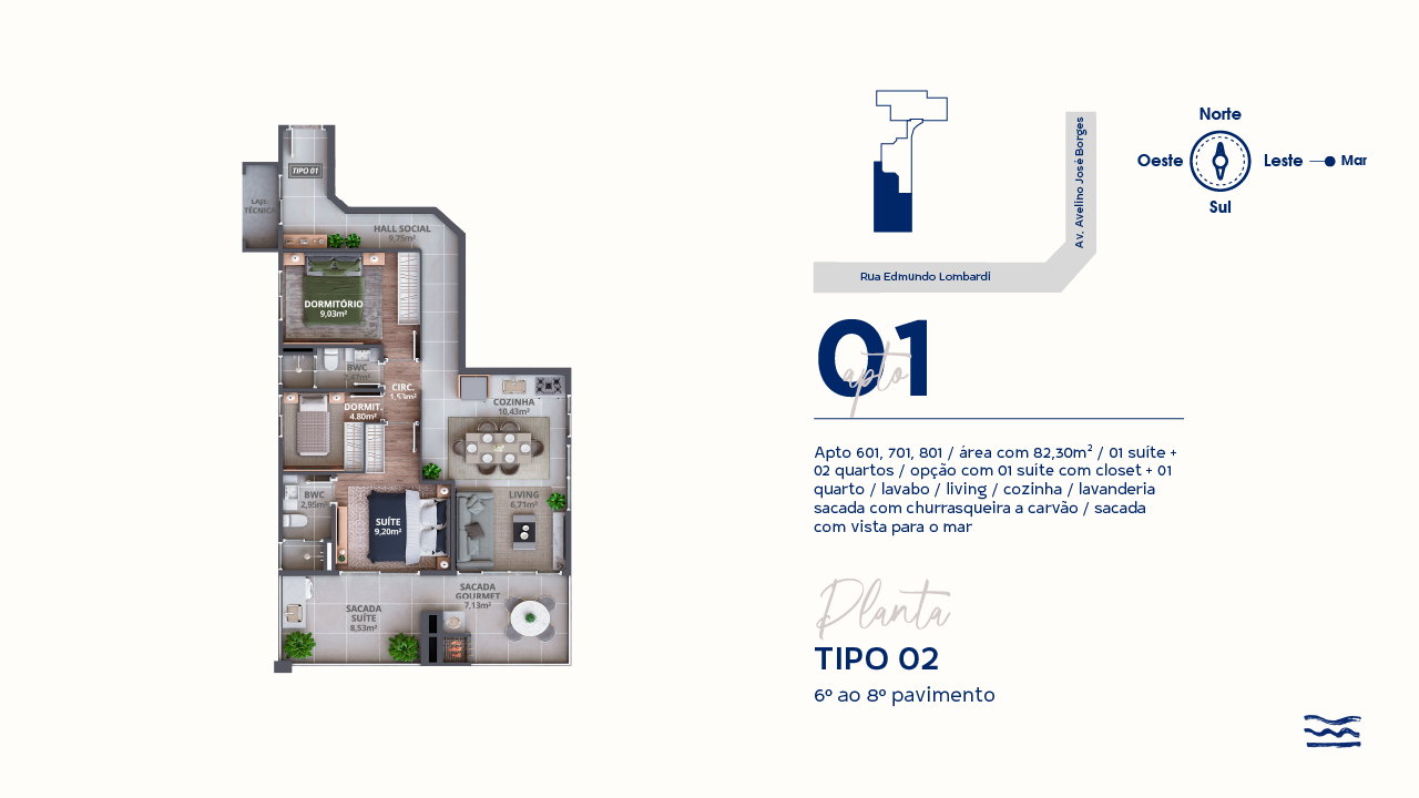 Planta 7 de Brisa Residence