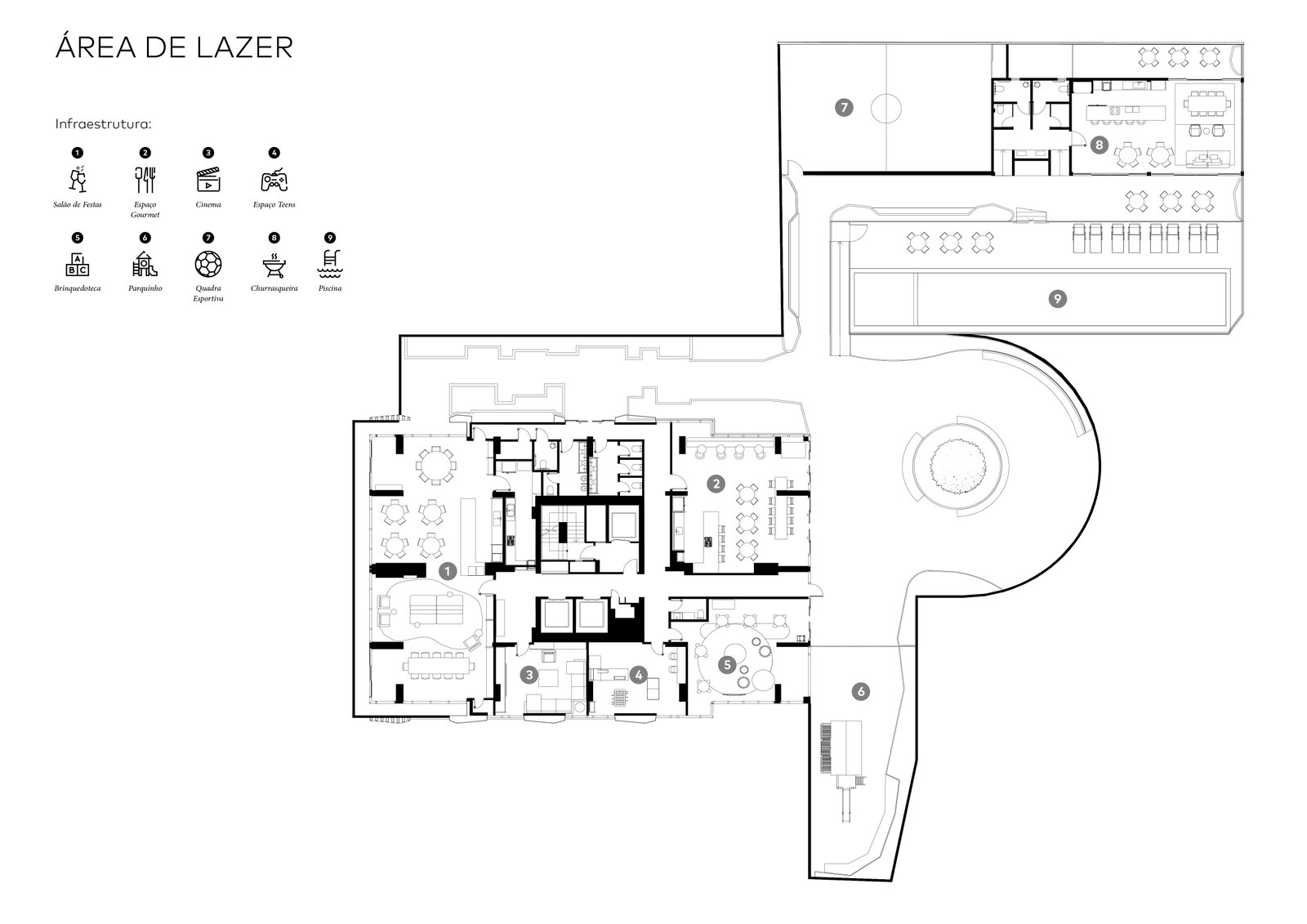 Planta Lazer do Green Hills