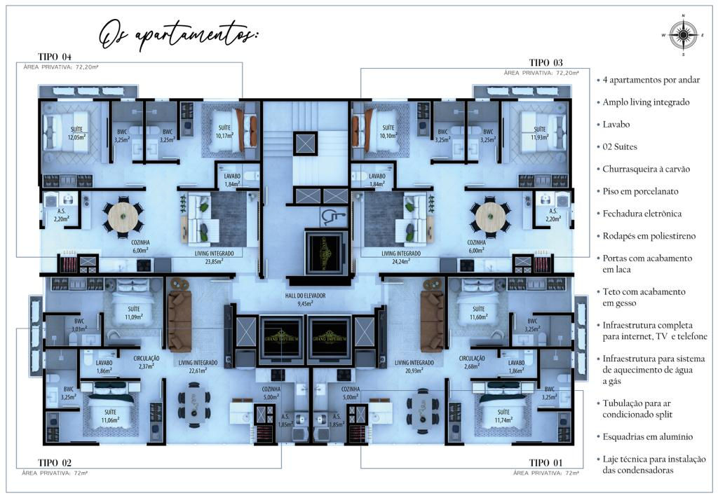 Planta 1 de Grand Imperium Residence