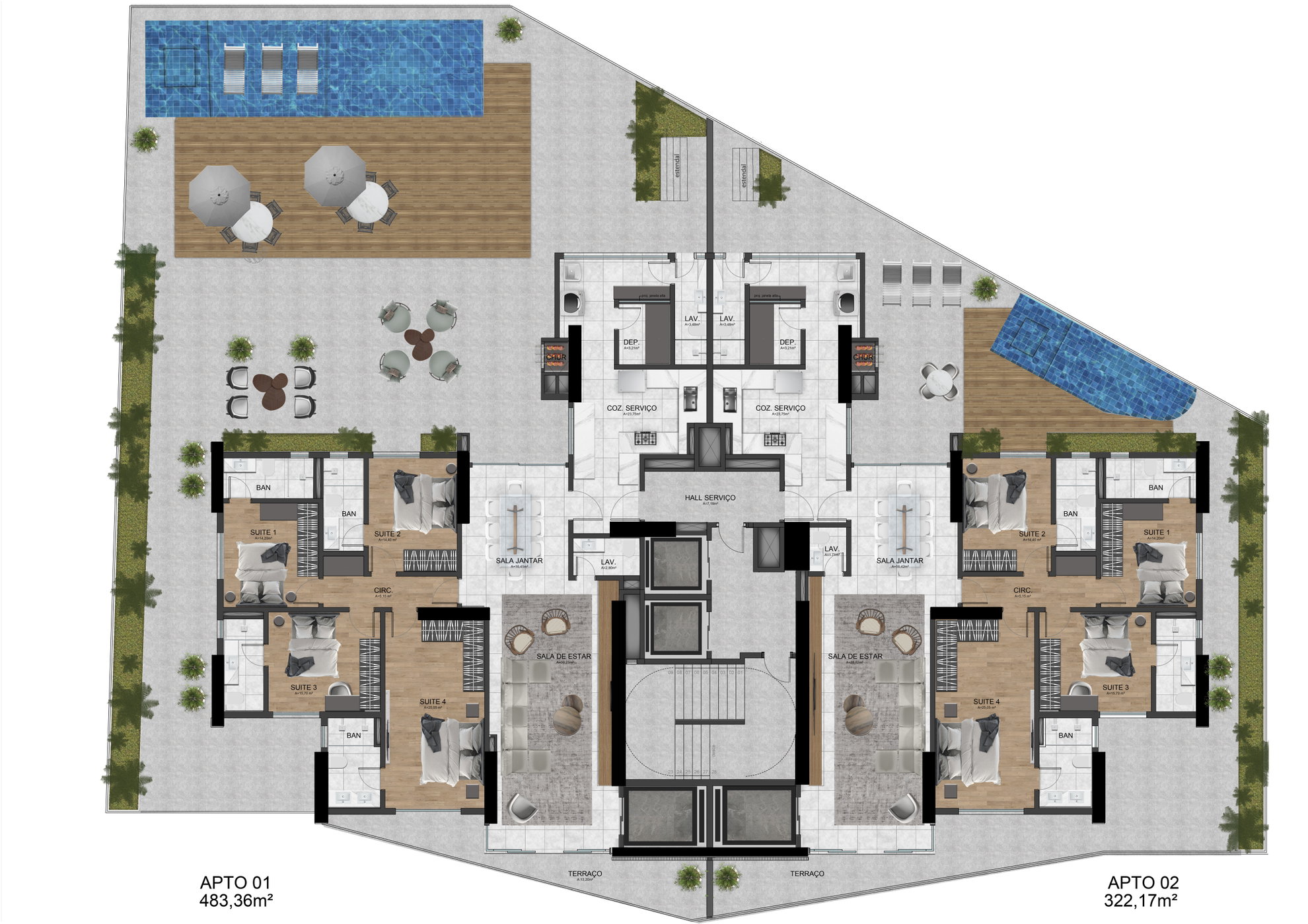 Planta 5 de Celina Garden Residence