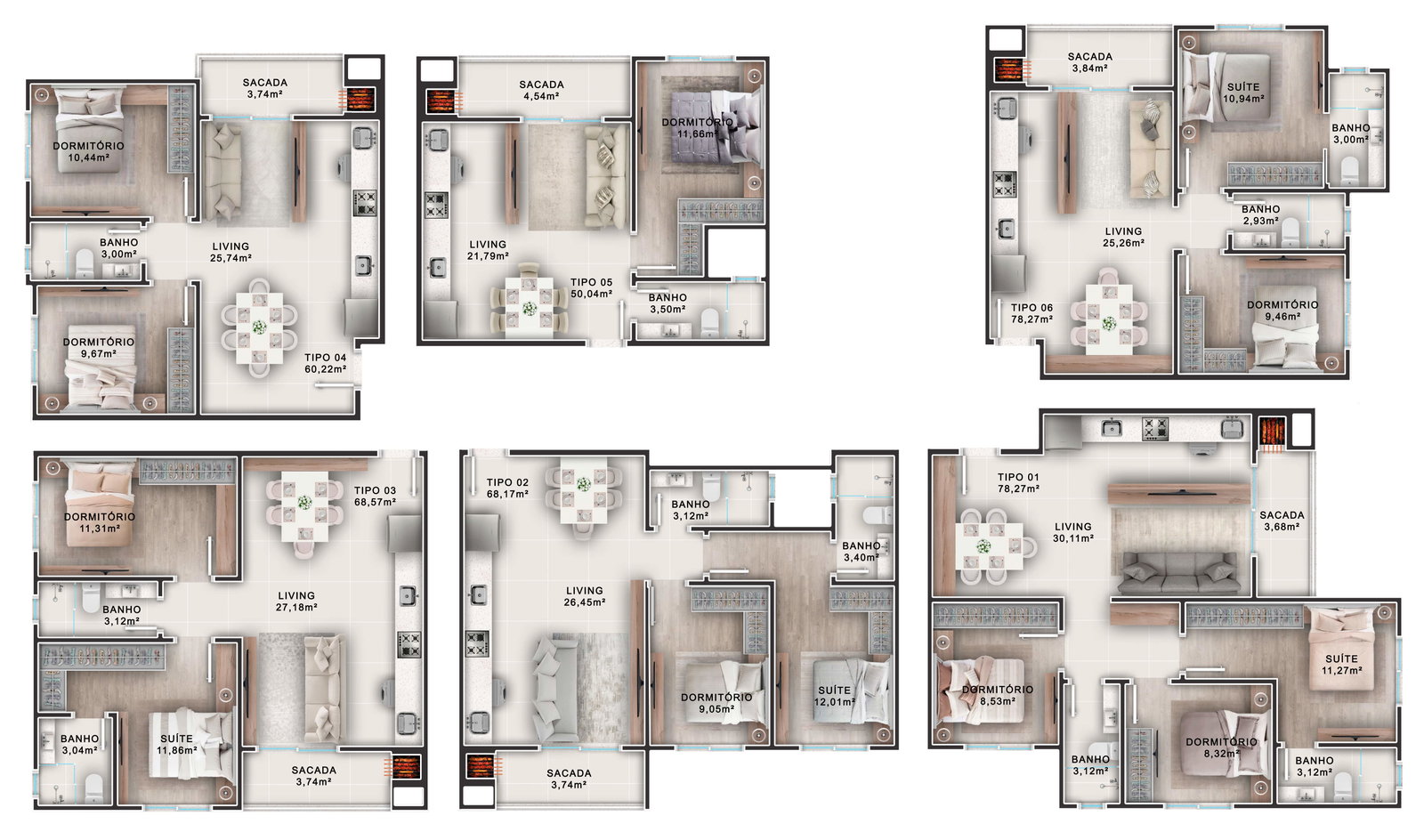 Planta 6 de Otelo Residence