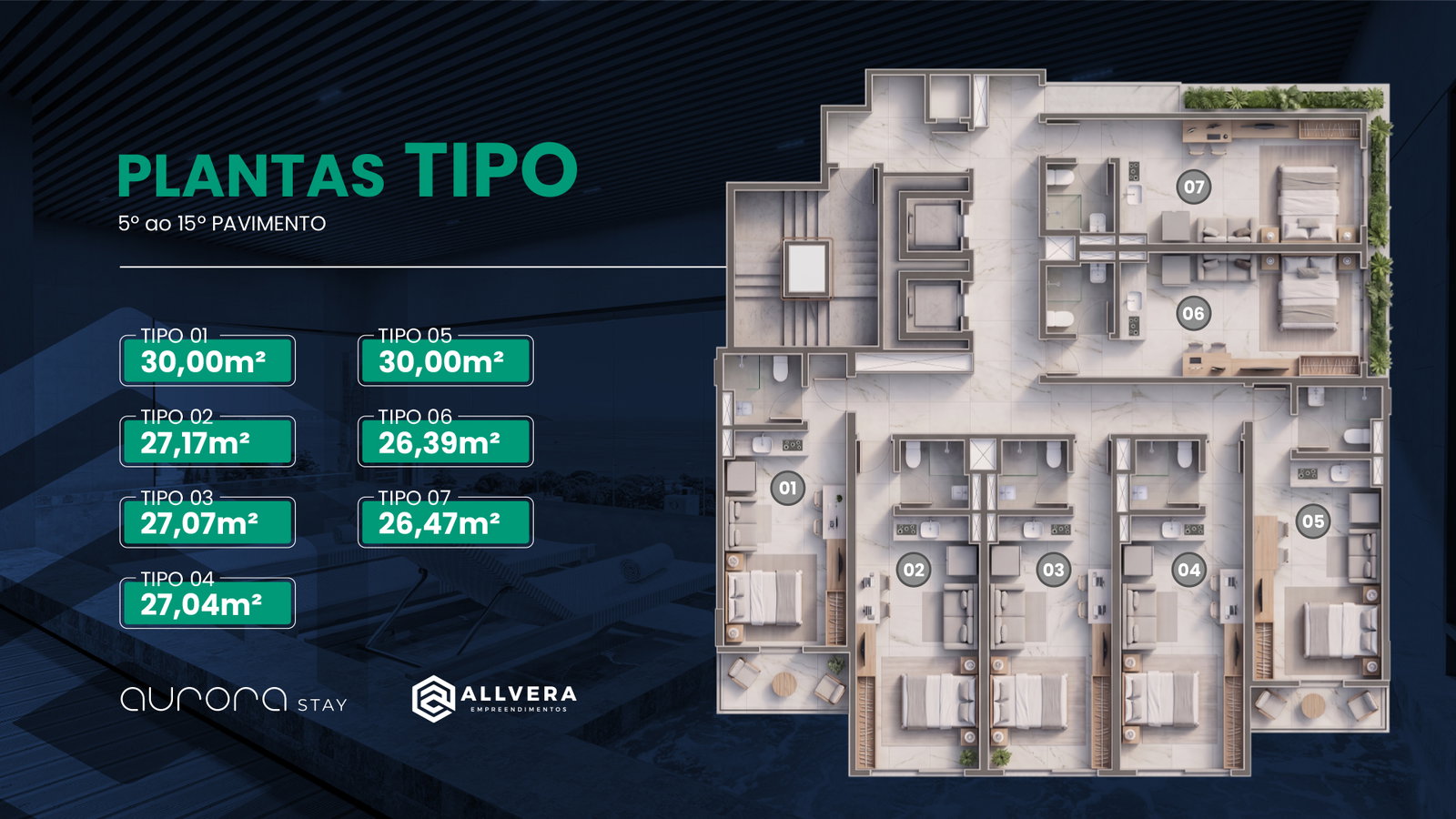 Planta 2 de Aurora Stay