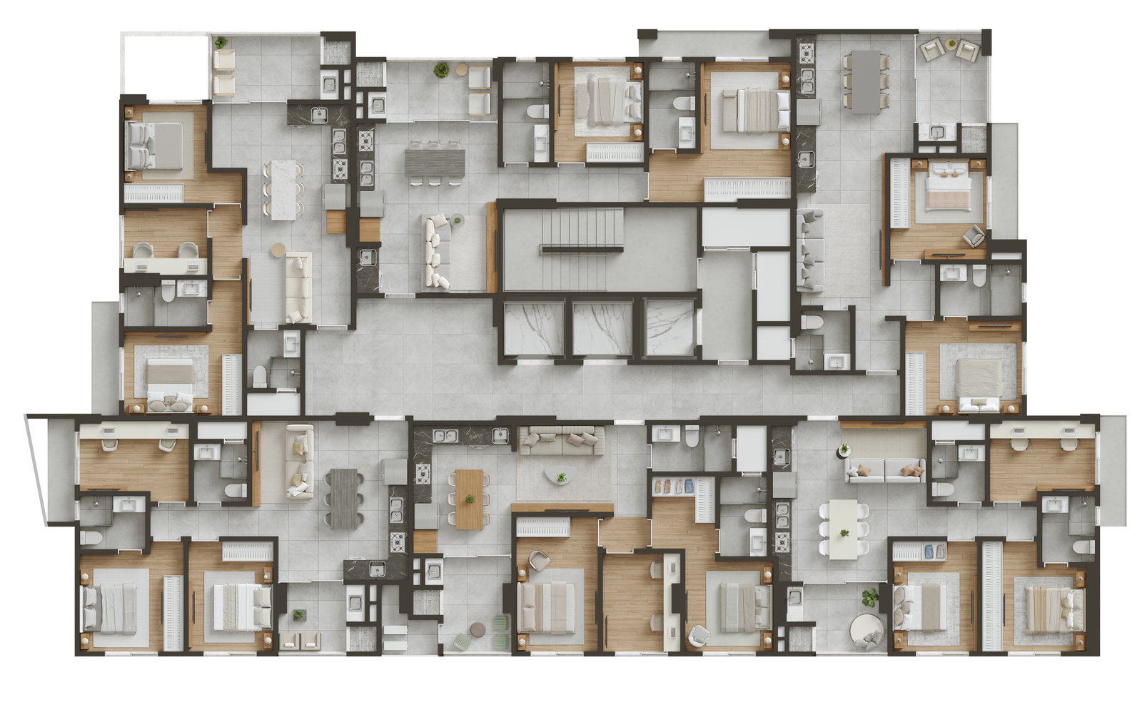 Planta 2 de Cologny Residence