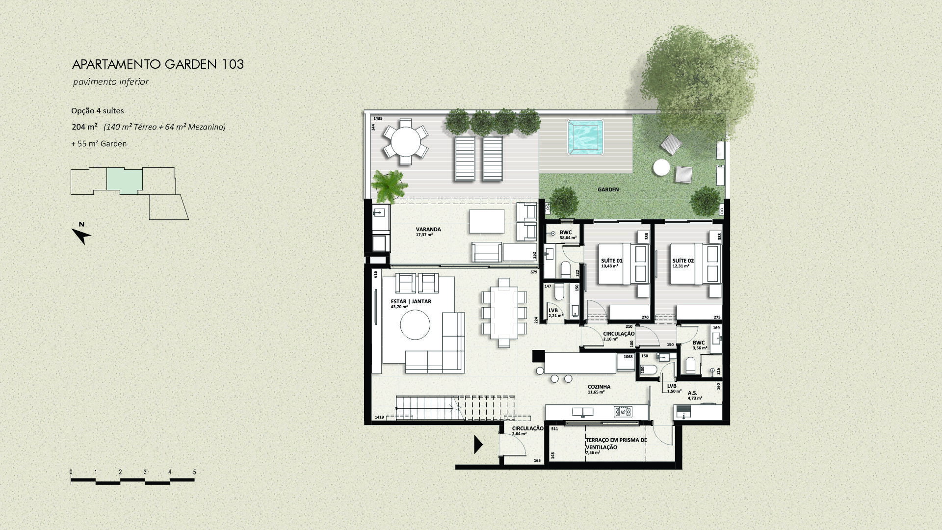 Planta 11 de Canvas Residence