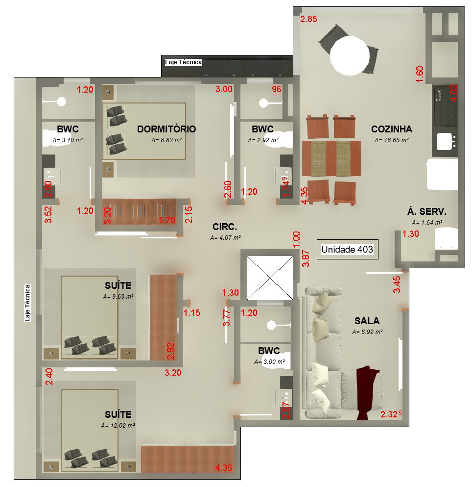 Planta 11 de Residencial Saint John