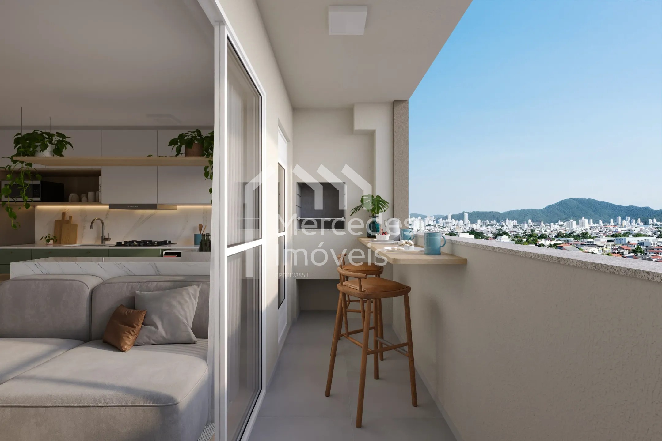 Foto 8 de Apartamento 2 dorms à venda · Cordeiros, Itajaí · URBAN CLUB
