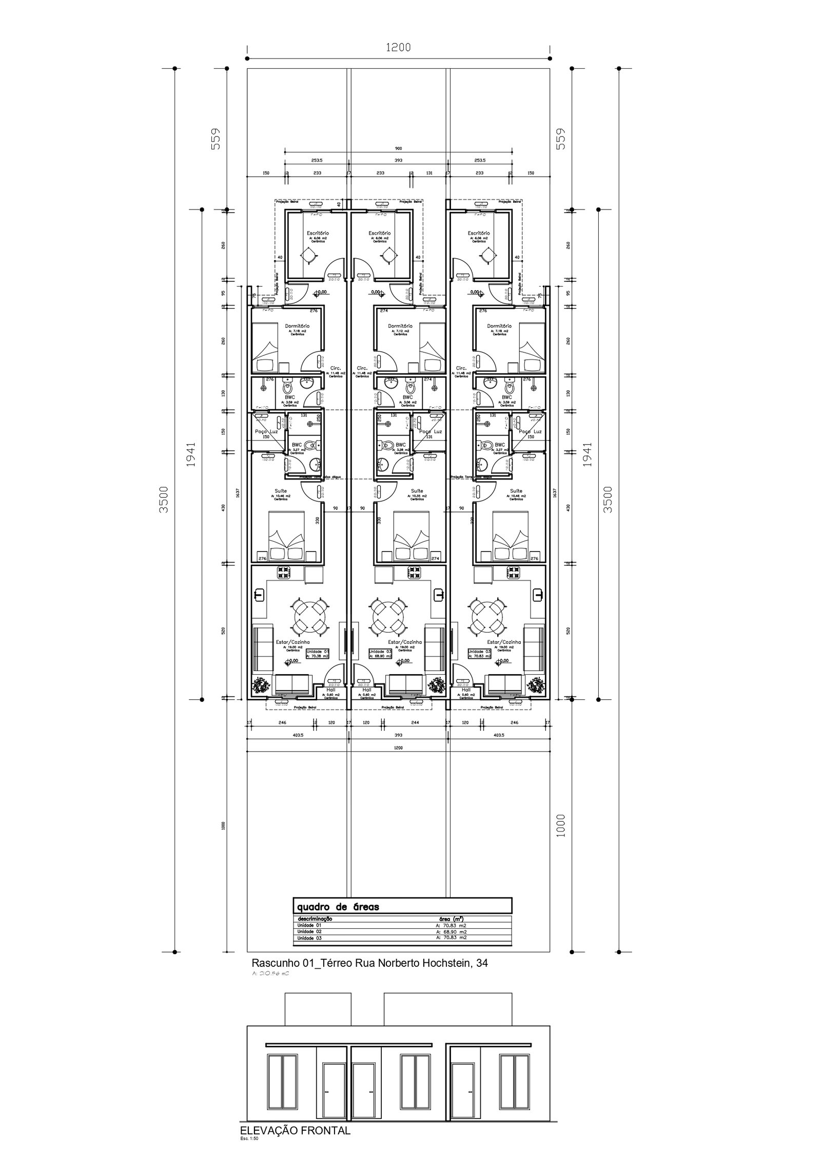 Planta 1 de Residencial MZ7 - Planta baixa