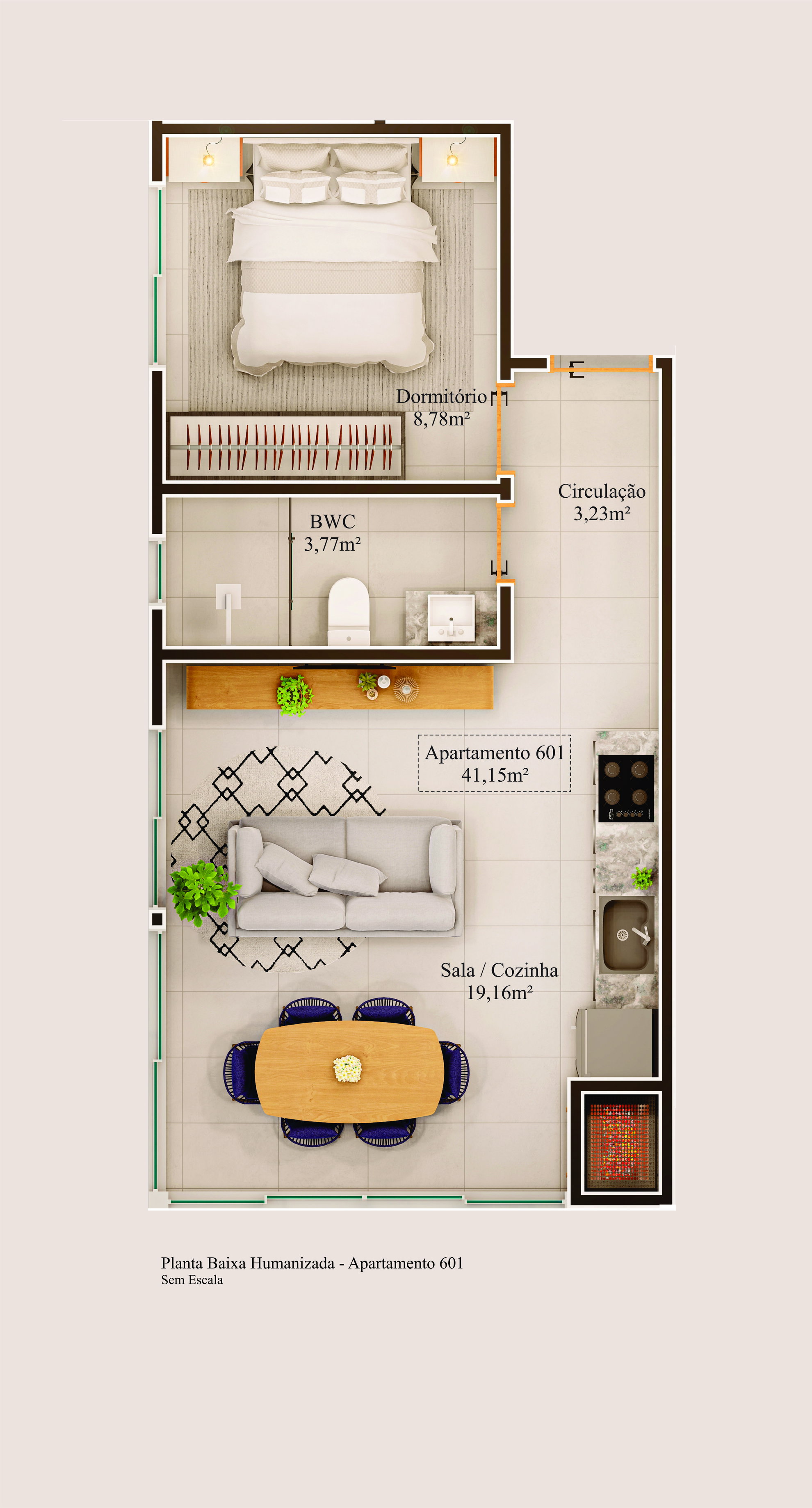 Planta 6 de Central Residence