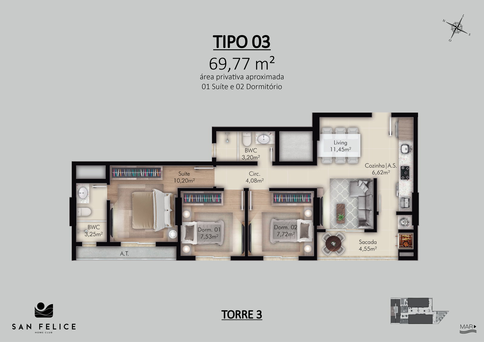 Planta 22 de San Felice Home Club