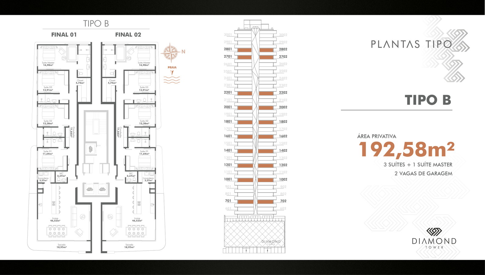 Planta 3 de Diamond Tower