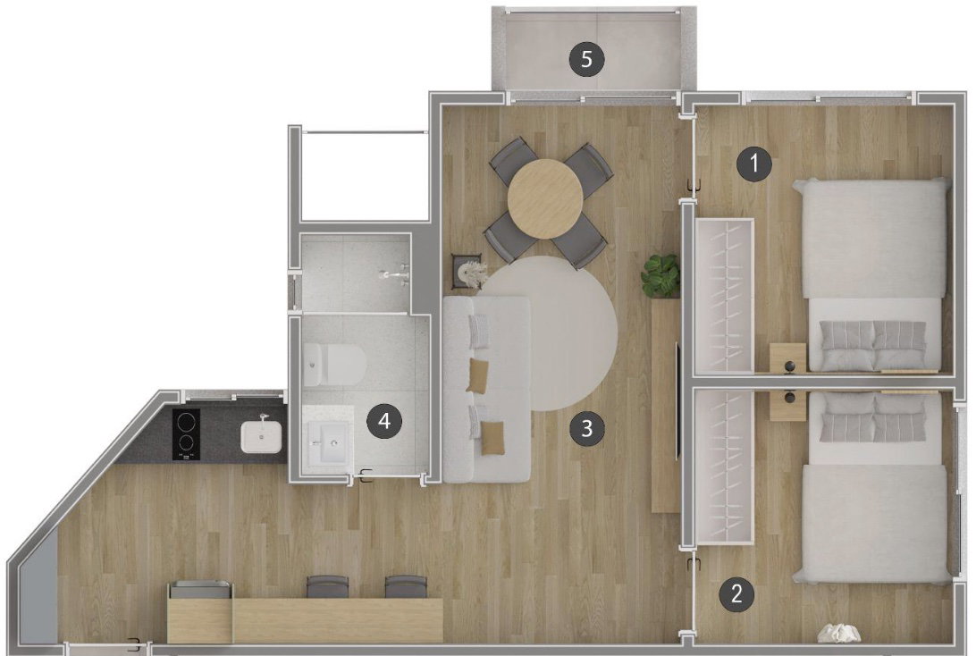 Planta 3 de Parkside Itacorubi