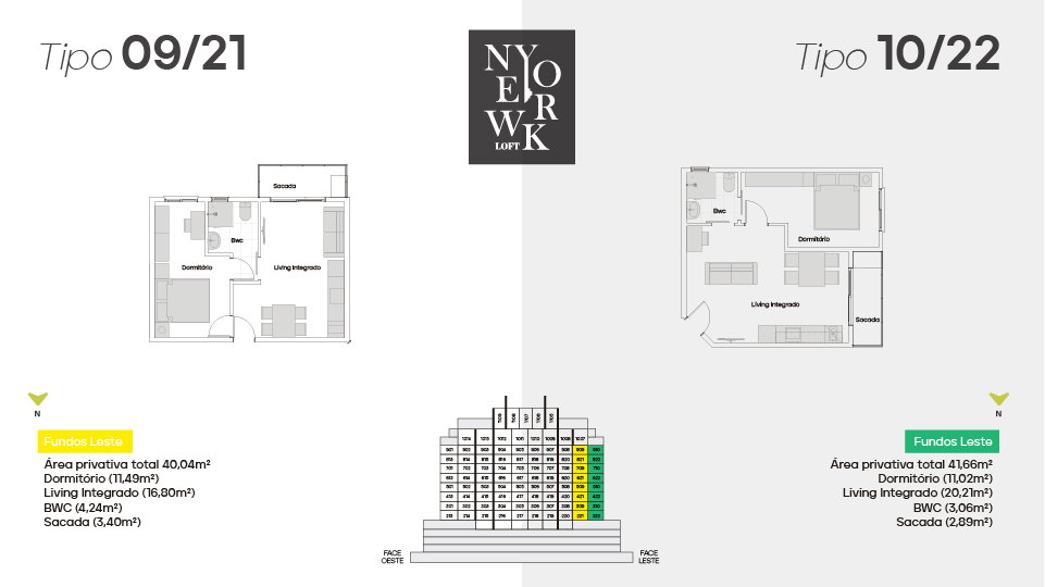 Planta 8 de New York Lofts