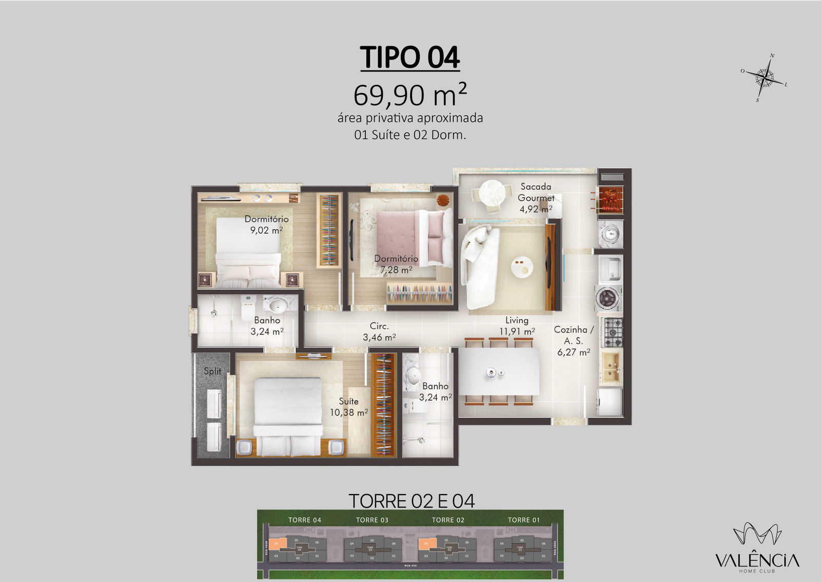 Planta 16 de Valência Home Club