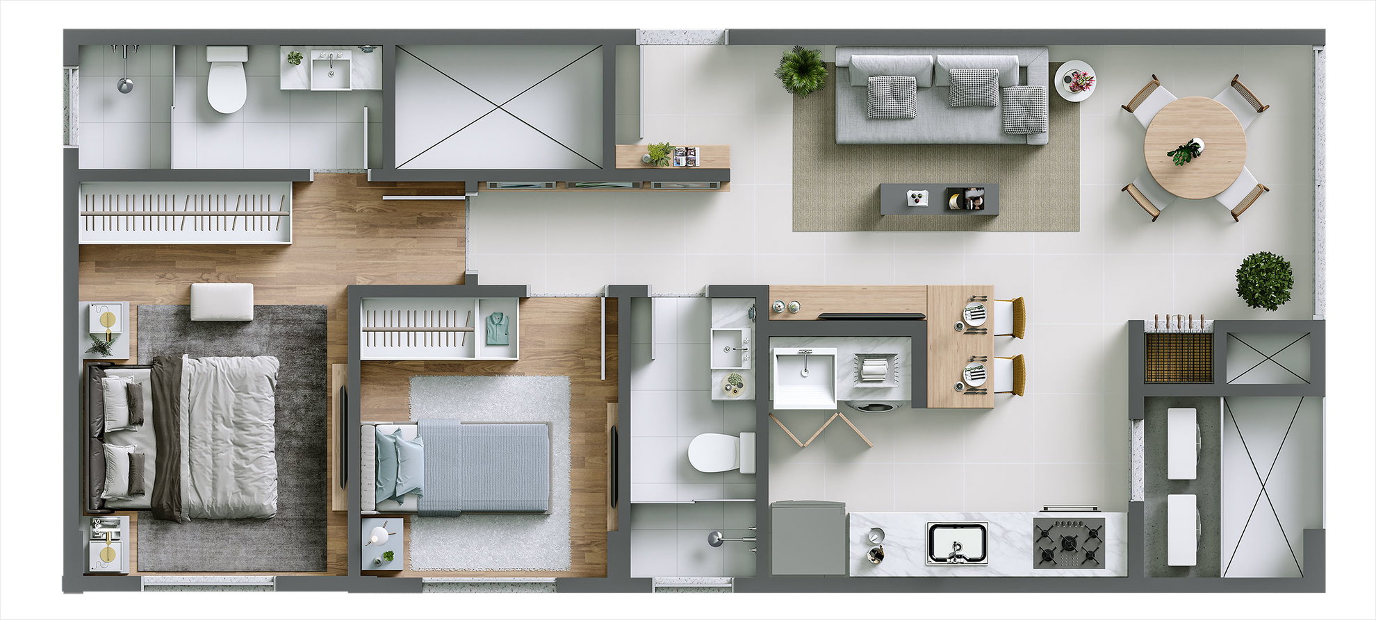 Planta 1 de Ekoa Residence