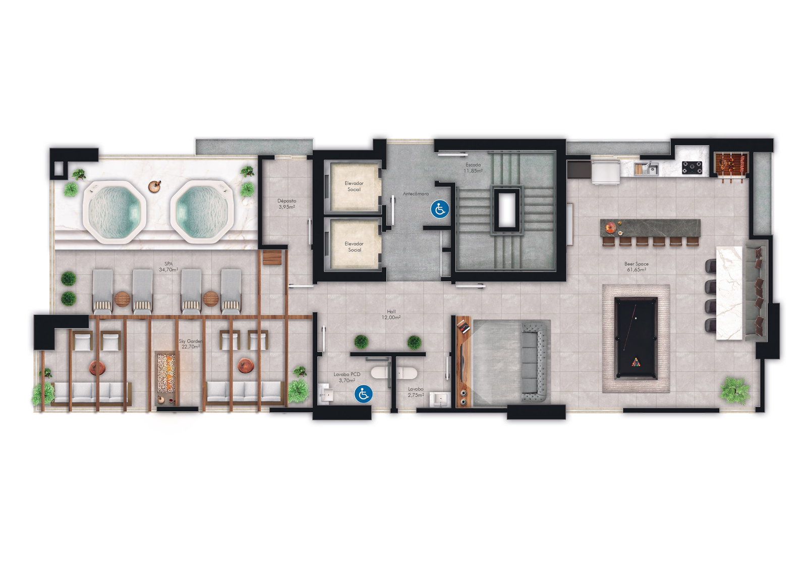 Planta 3 de Palazzo Royale