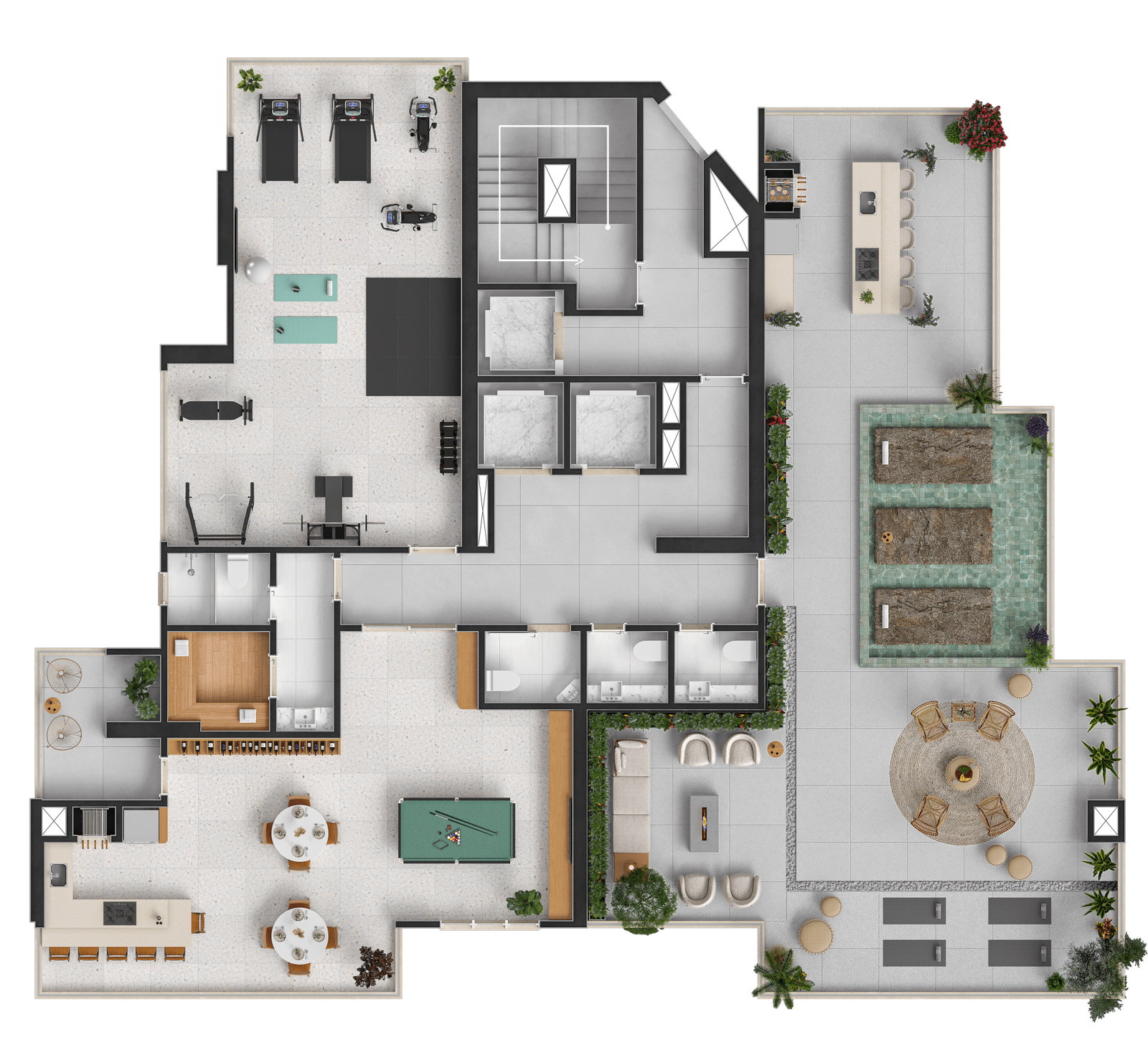 Planta 4 de West Park