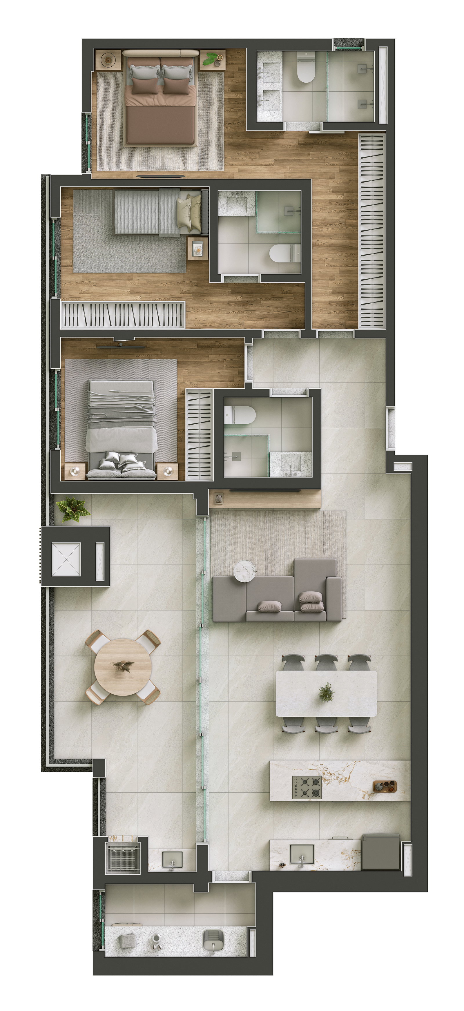 Planta 3 de Cora