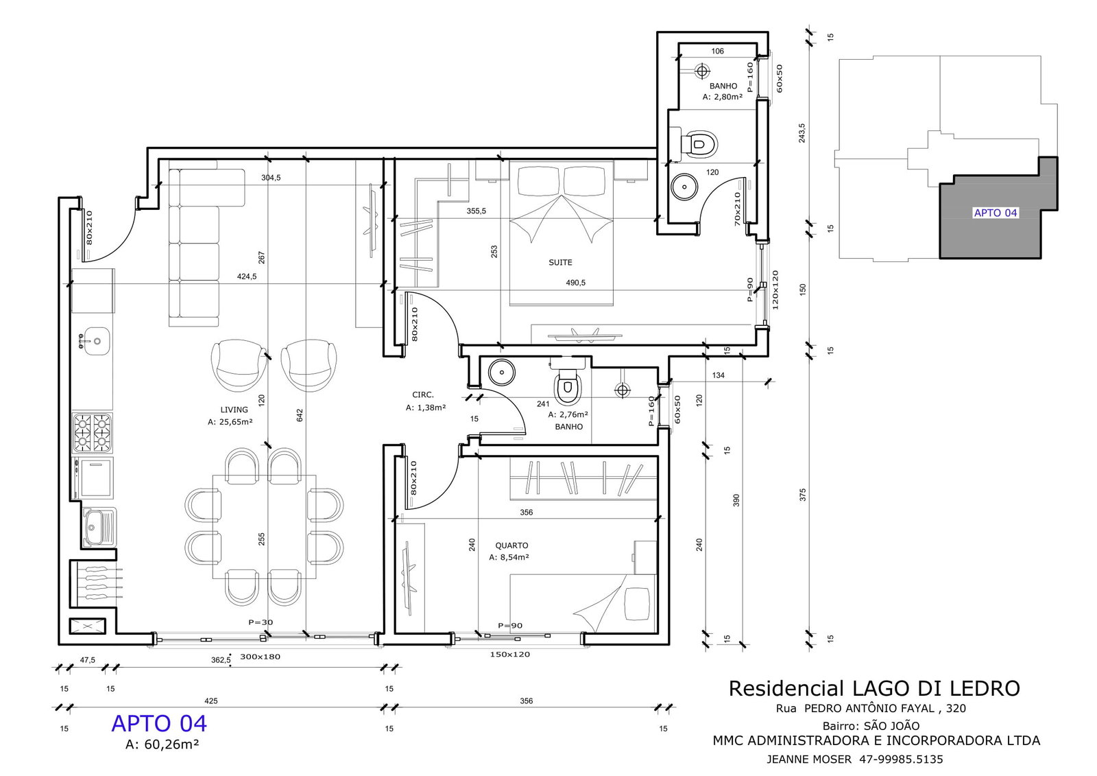 Planta 6 de Residencial Lago di Ledro
