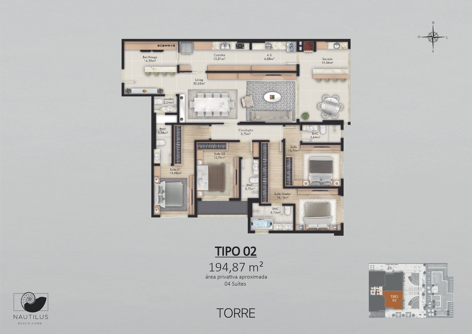 Planta 5 de Nautilus Beach Home