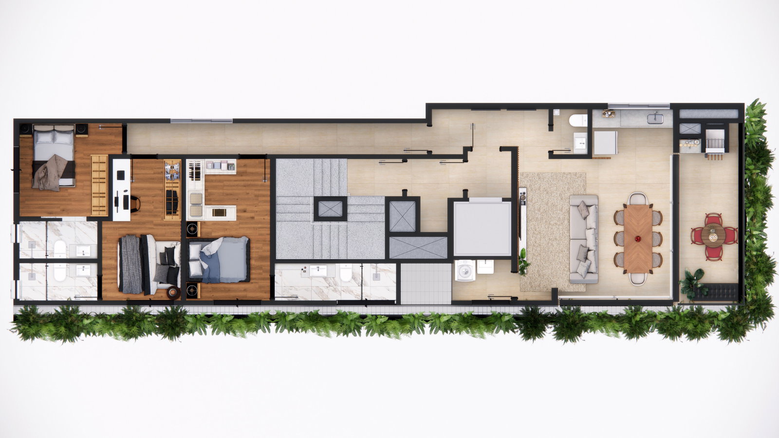 Planta 3 de Ajman Prime Living