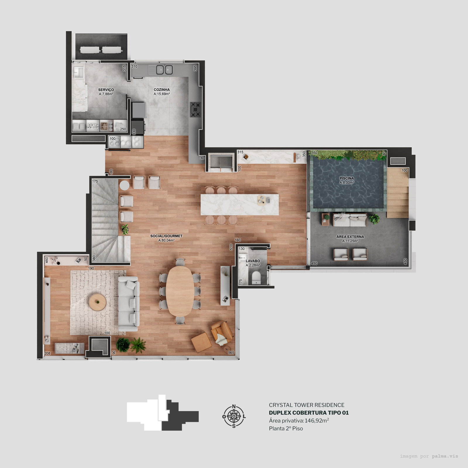 Planta 2 de Diamond Crystal Tower