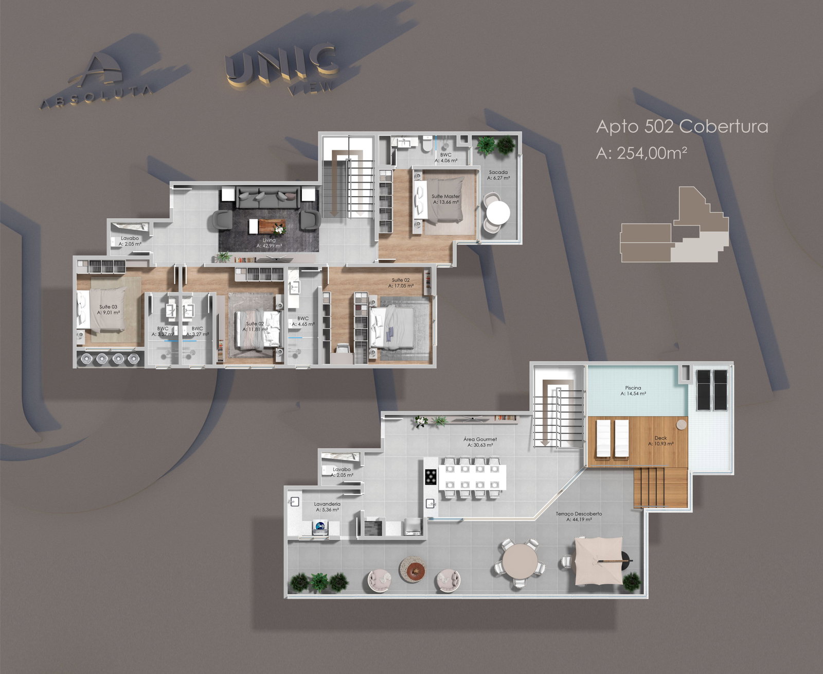 Planta 8 de Unic