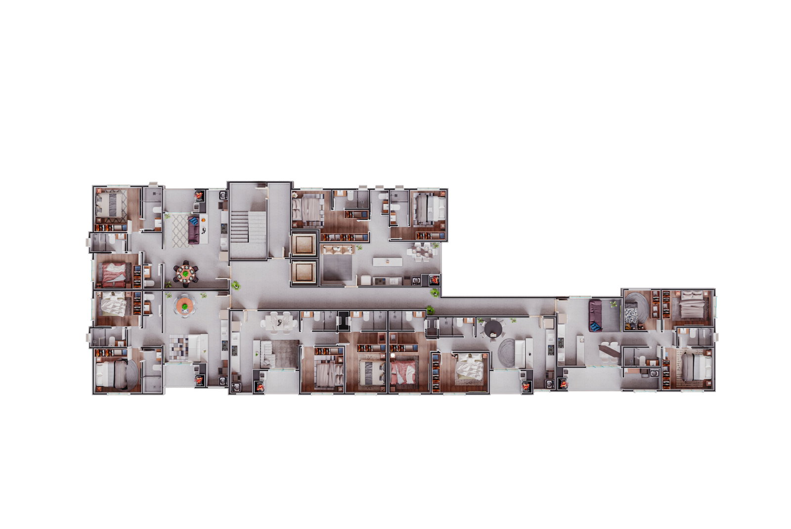 Planta 1 de Yosemite Residence