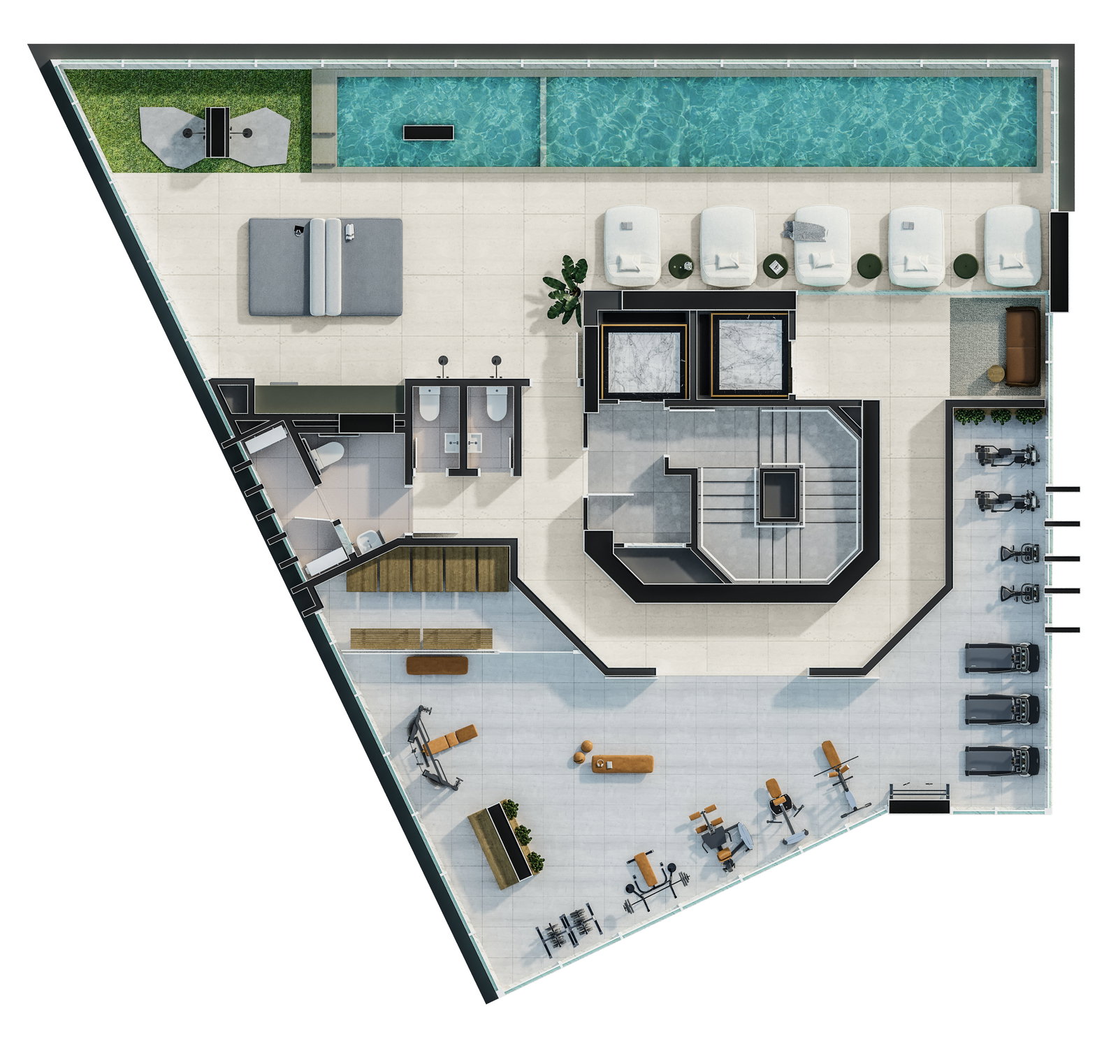 Planta 1 de Sunstar Ocean Tower