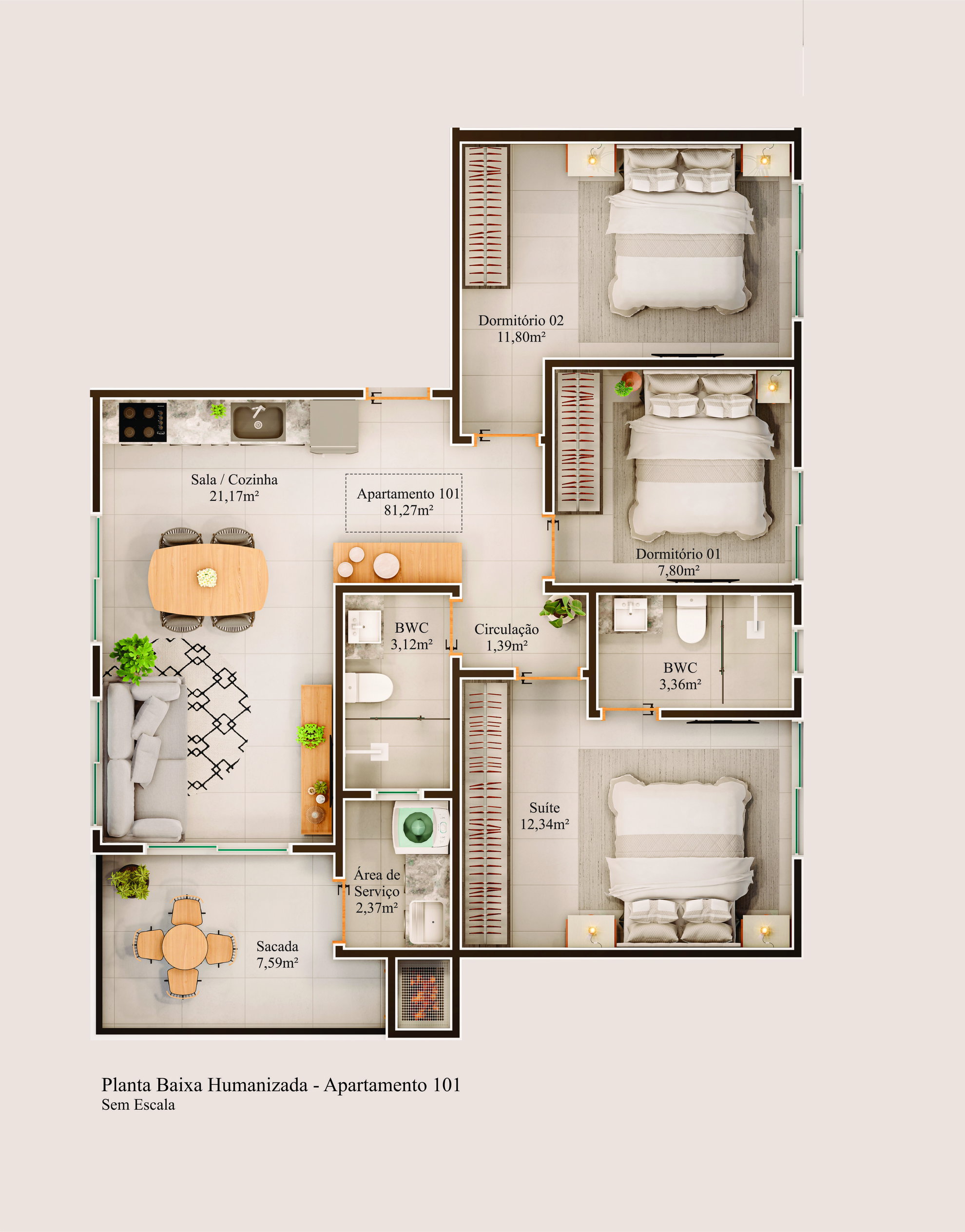 Planta 12 de Central Residence