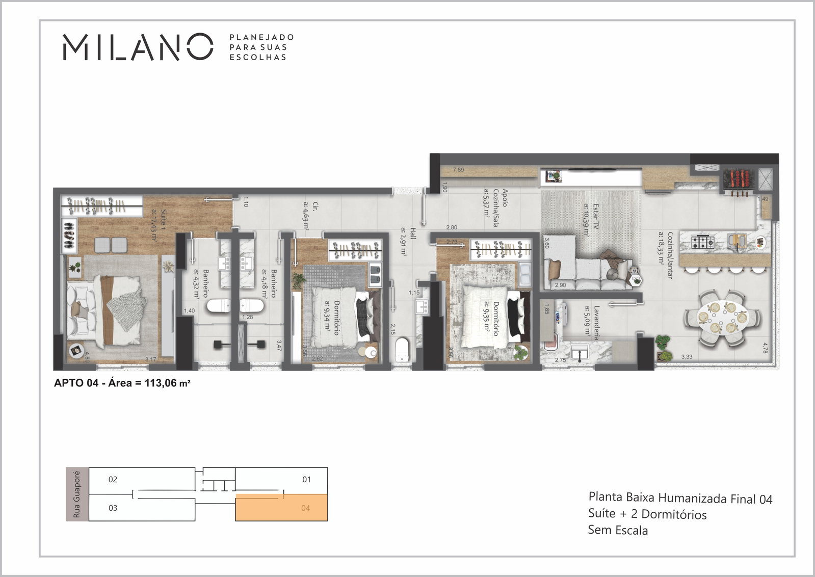 Planta 2 de Milano