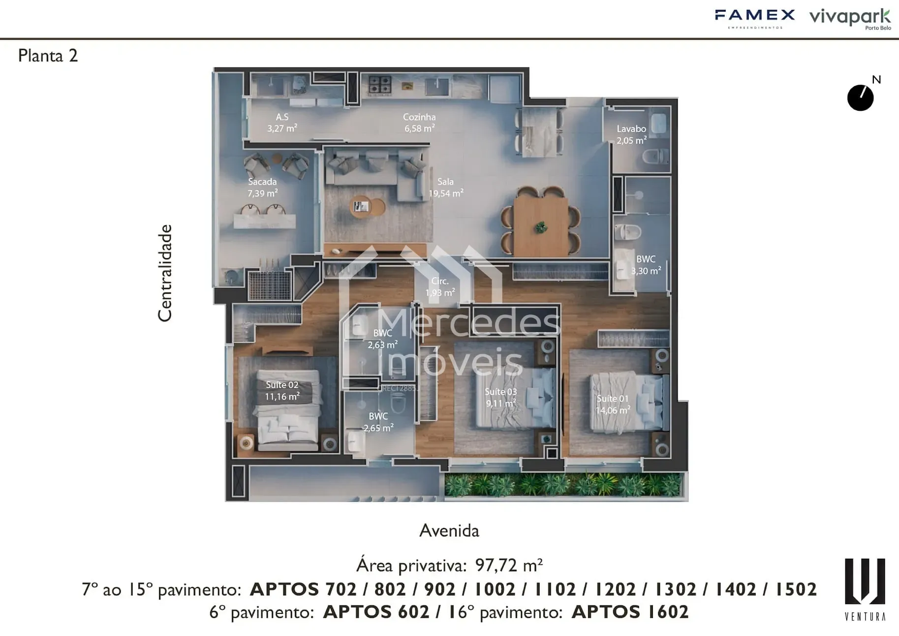 Foto 15 de Apartamento com 3 Suítes + Sacada à venda, Viva Park, Porto Belo, SC