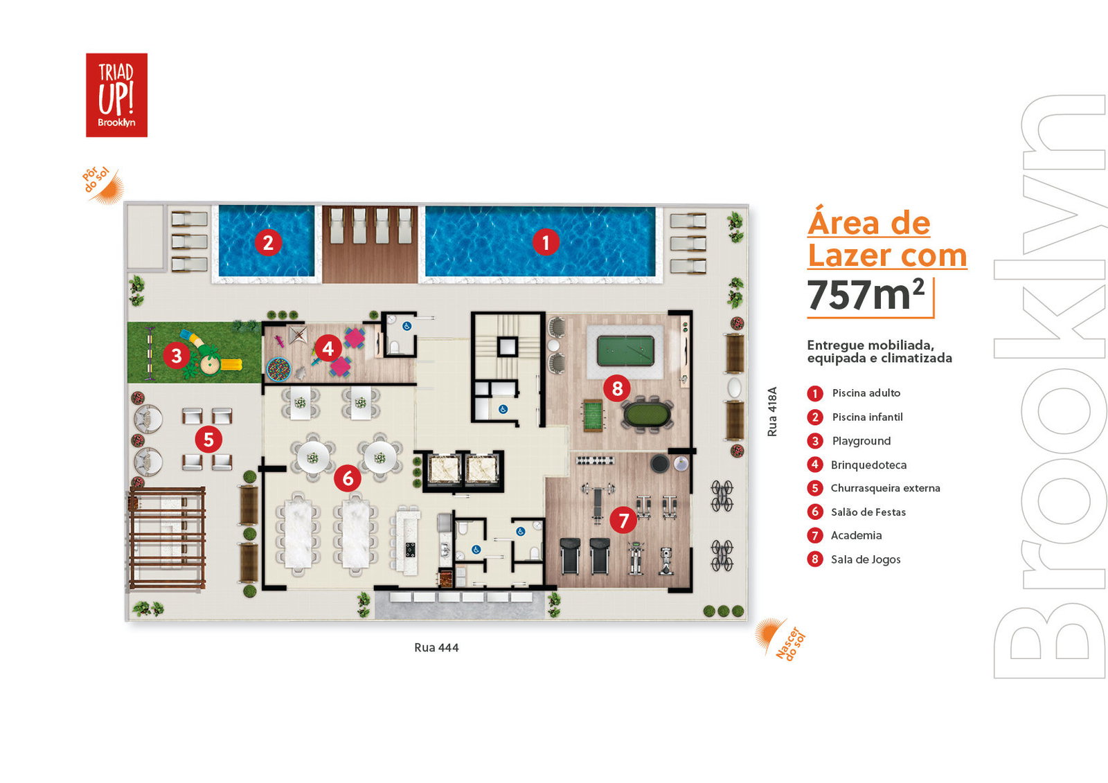 Planta 6 de Triad Up! Brooklyn