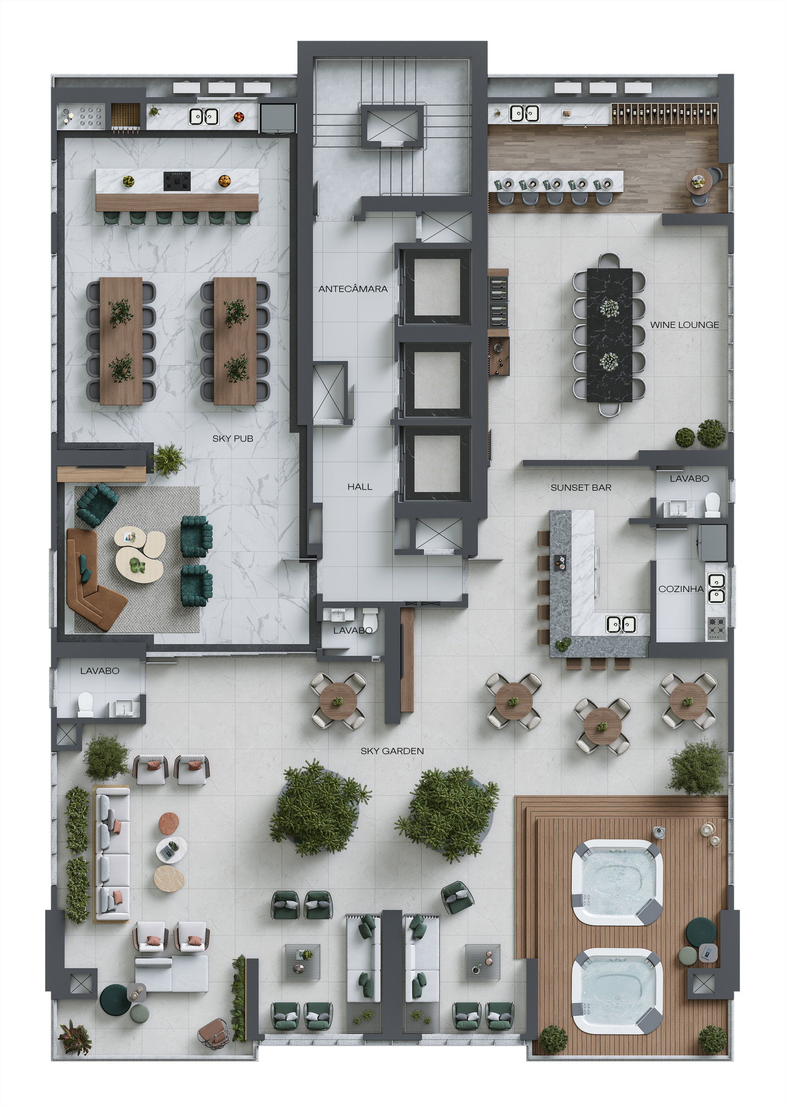 Planta 3 de Residencial Villa Maiorca