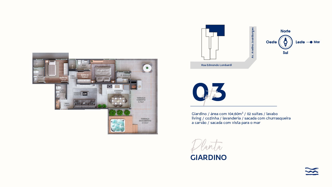 Planta 3 de Brisa Residence