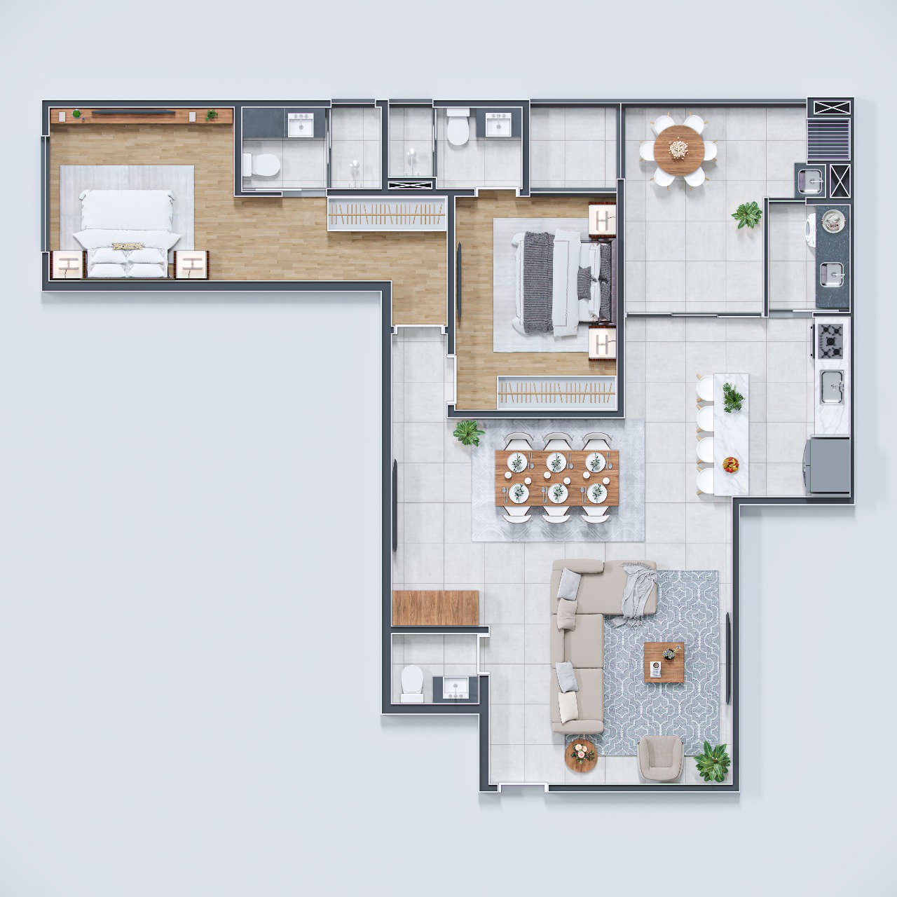 Planta 2 de Punta Cana Residence