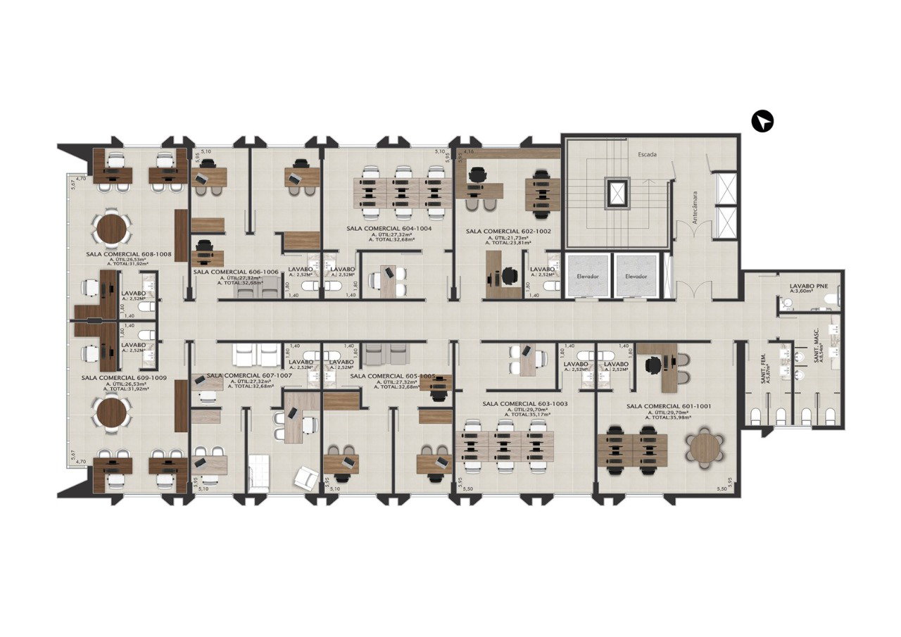 Planta 7 de Play Residence