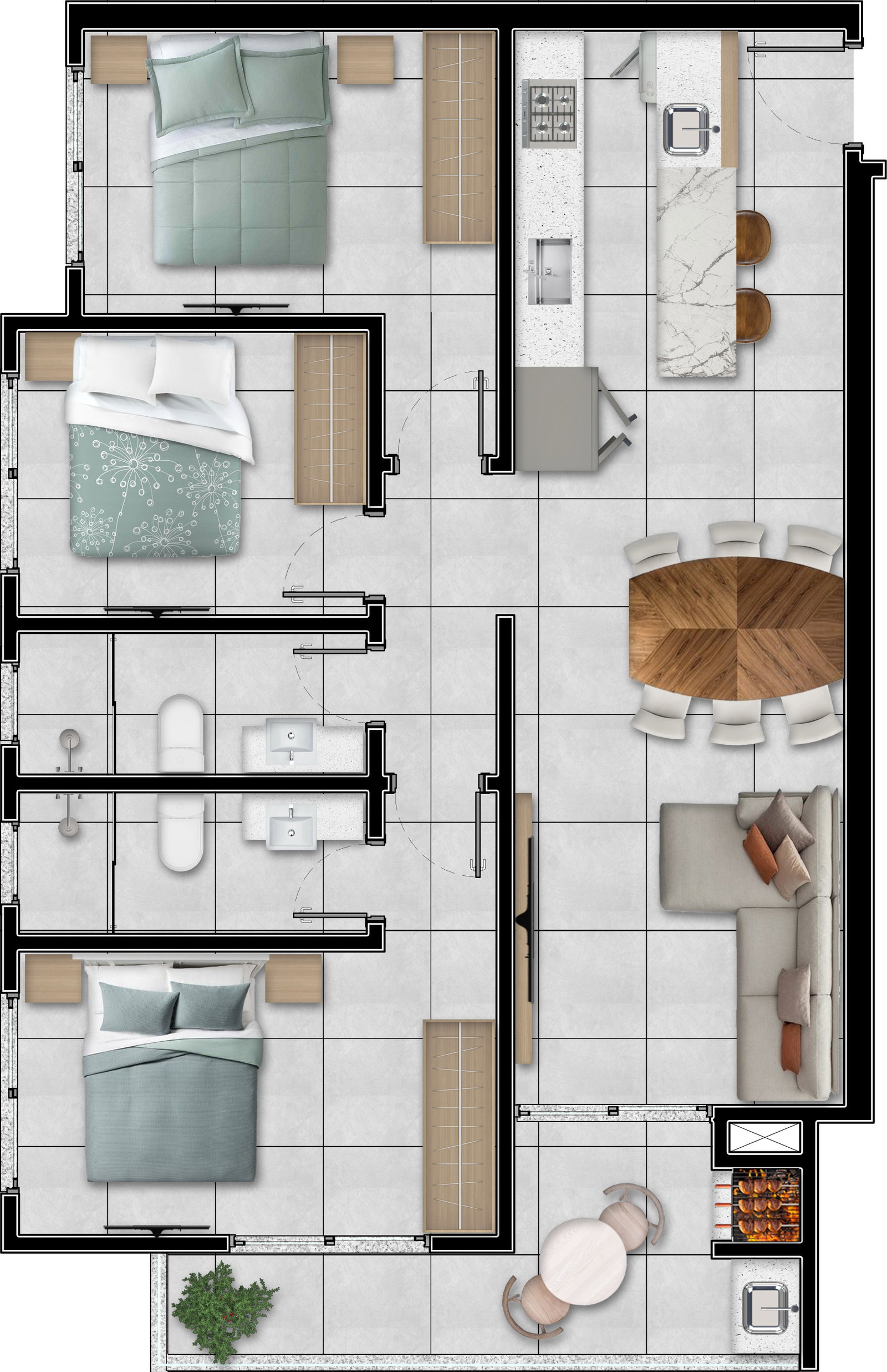 Planta 8 de Atlantis Home Club