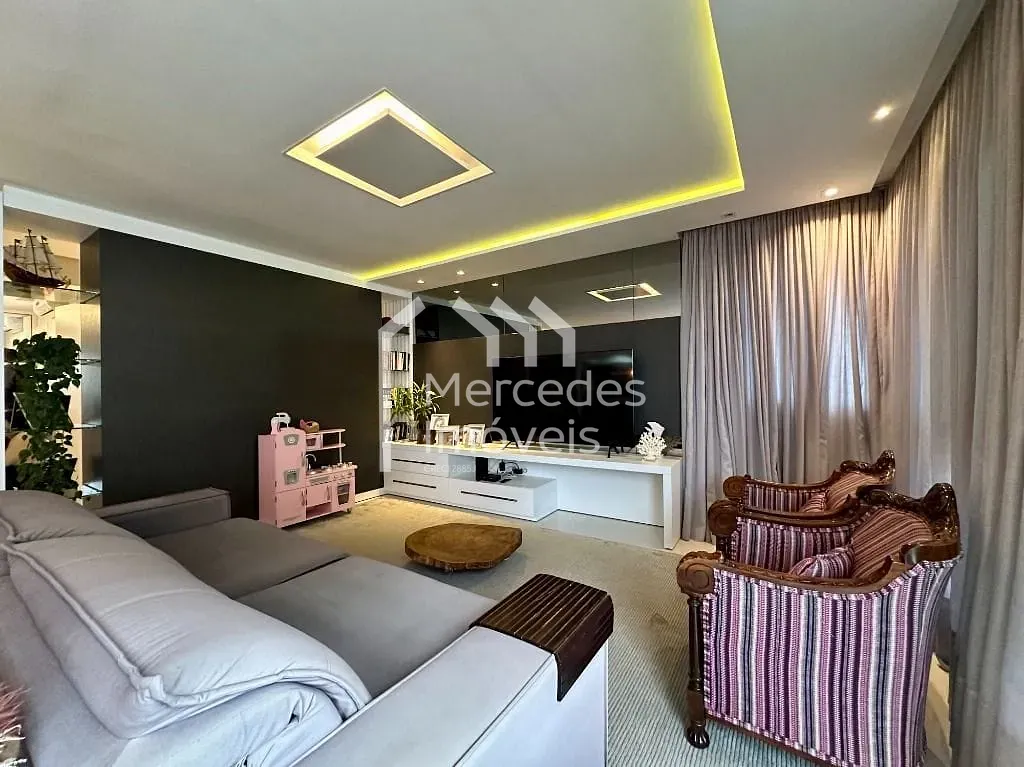 Foto 5 de Apartamento mobiliado com 1 suíte e 2 demi suites, à venda, 118 m² - Praia Brava - Itajaí/SC