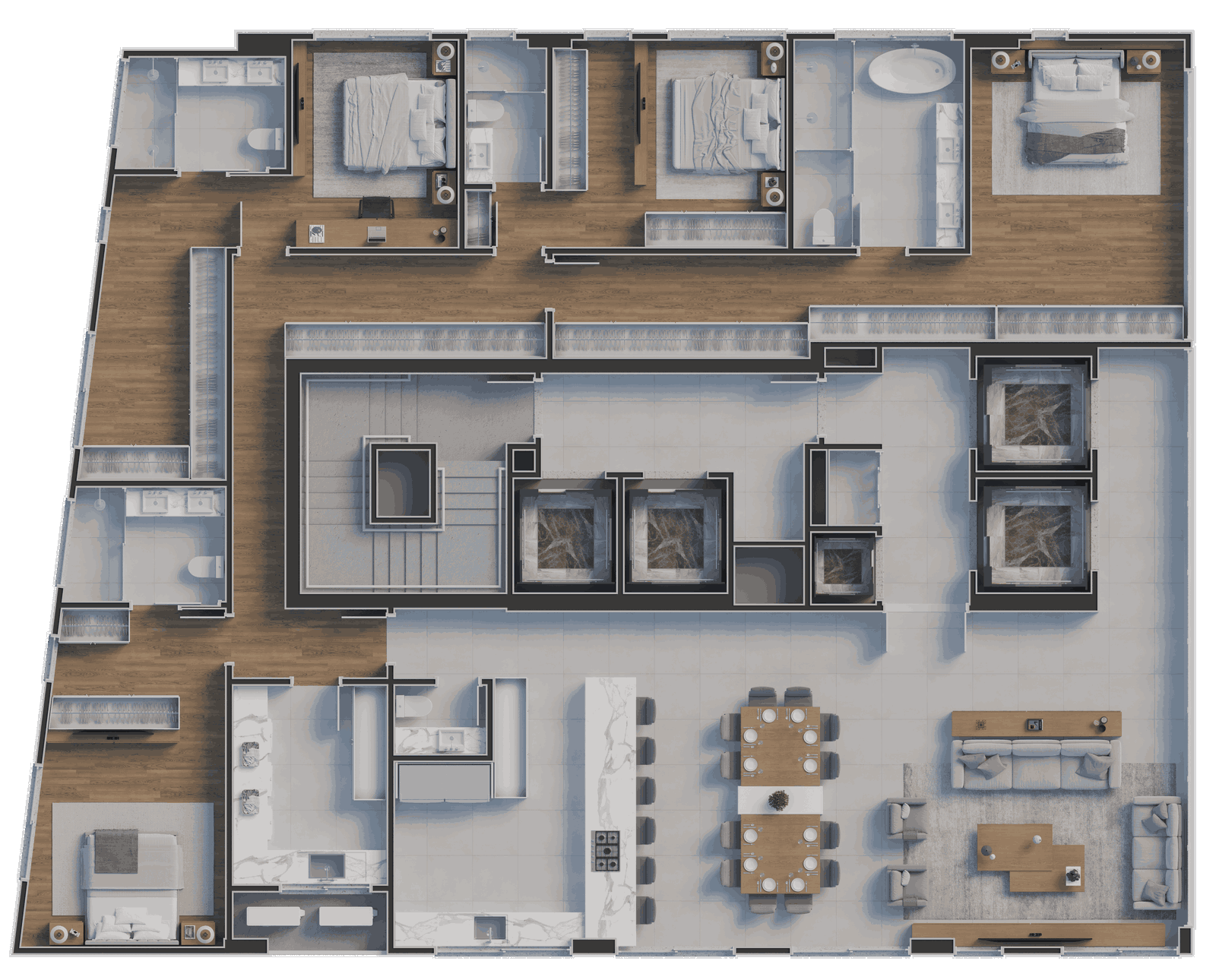 Planta 3 de Grand Luxury CNA
