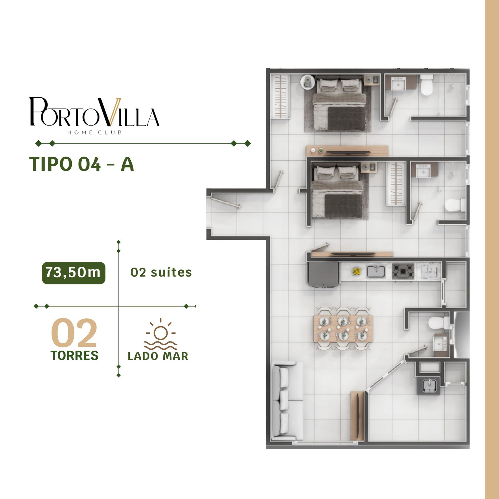 Planta 7 de Porto Villa Home Club