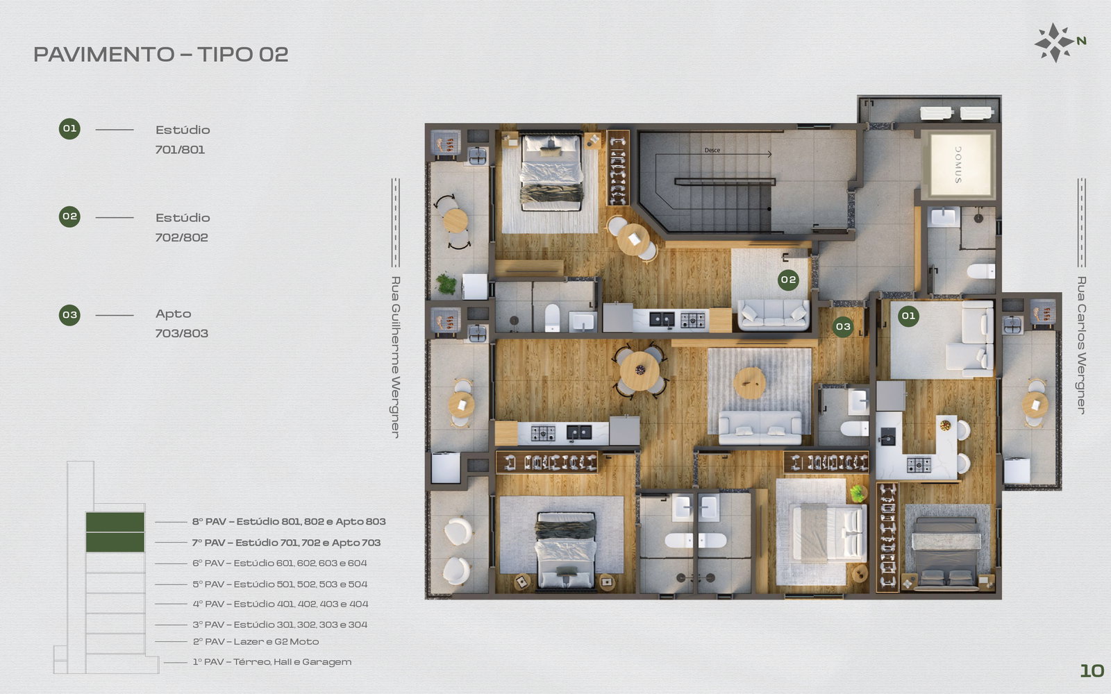 Planta 2 de Residencial Domus
