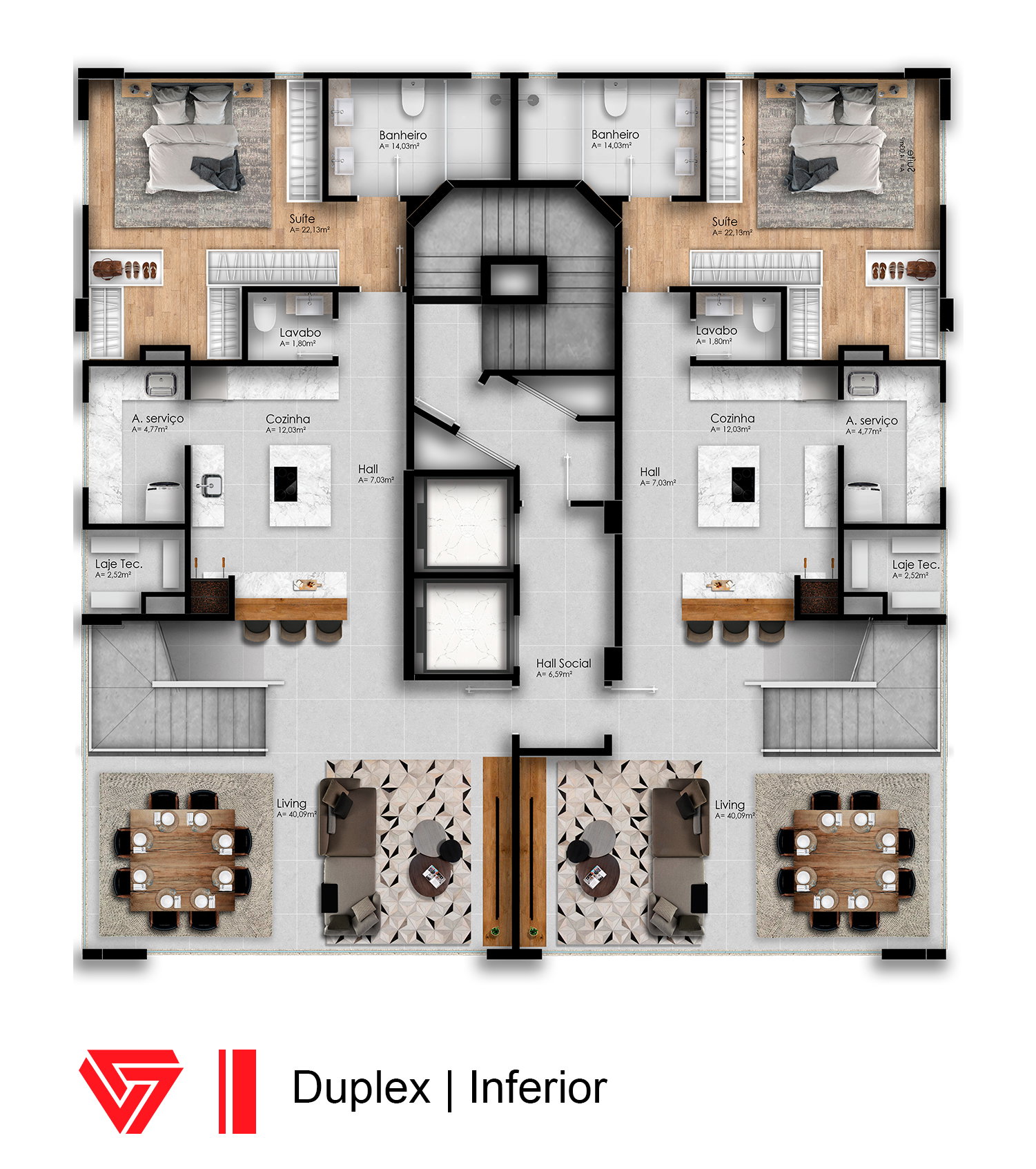 Planta 1 de Porto Alicante