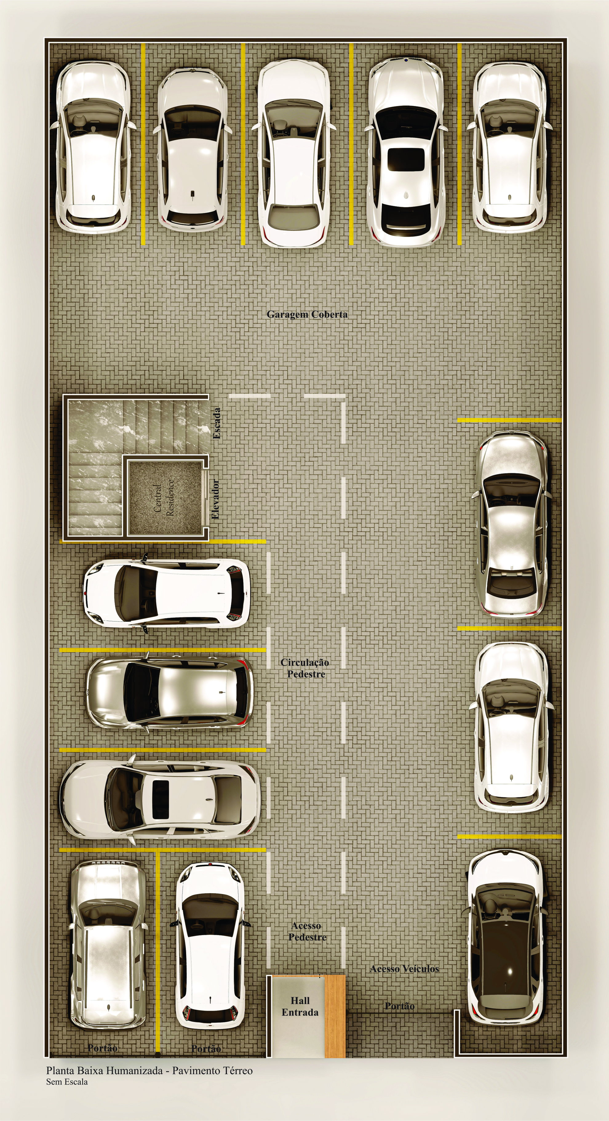 Planta 1 de Central Residence
