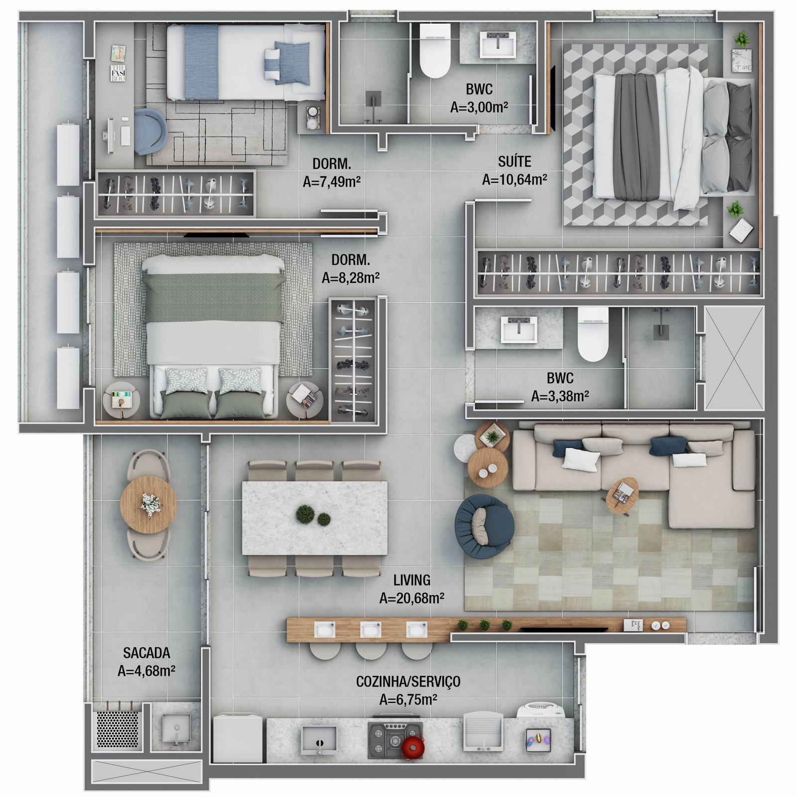 Planta 4 de Costa Club