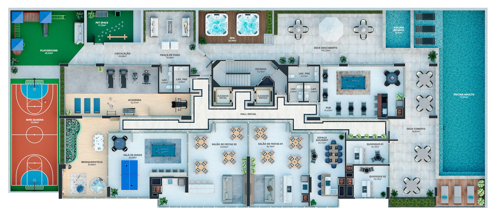Planta Lazer do Hause