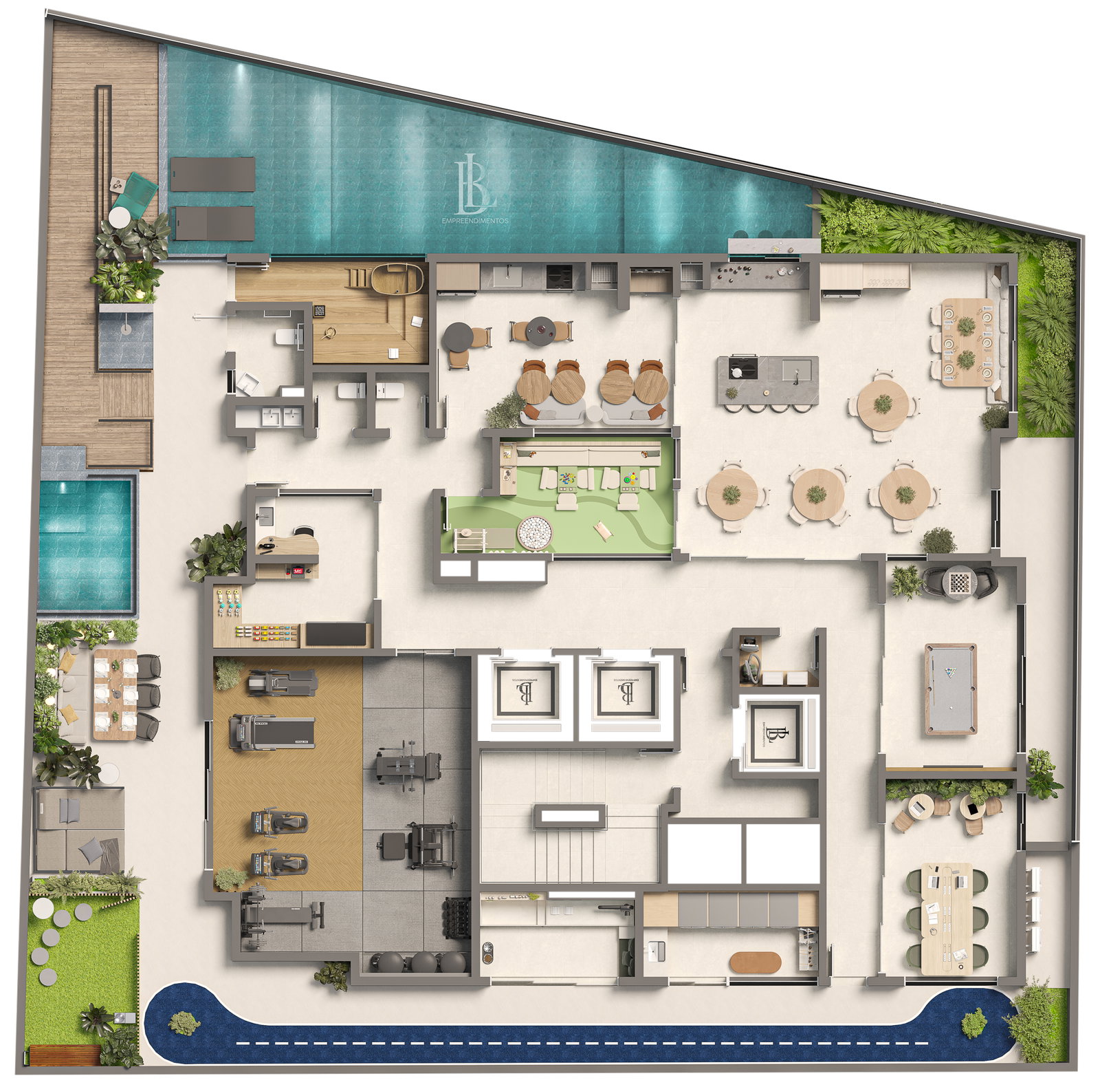 Planta 2 de Villa Lumière