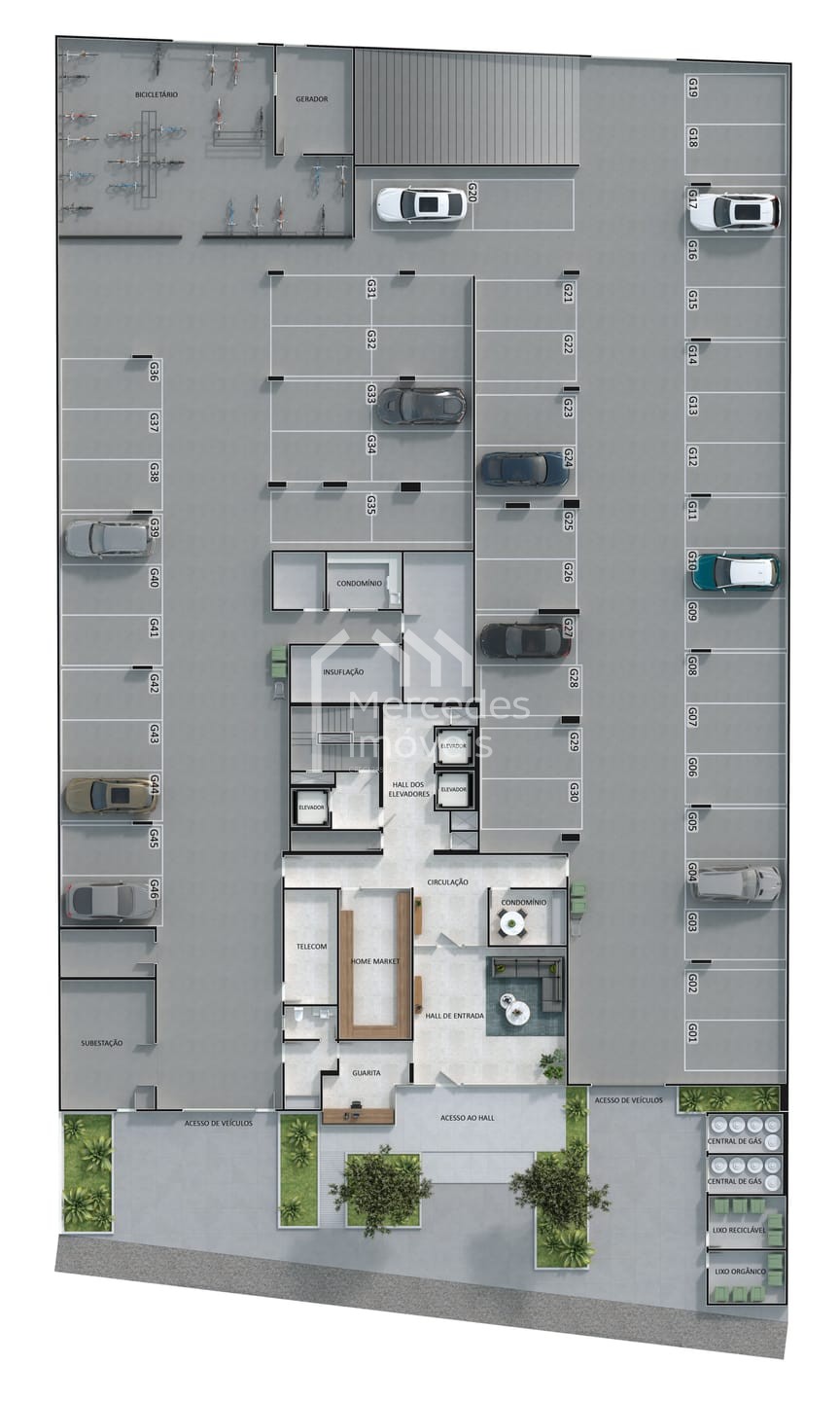 Foto 35 de Apartamento 1 suíte + 1 dorm para alugar · Centro, Itajaí