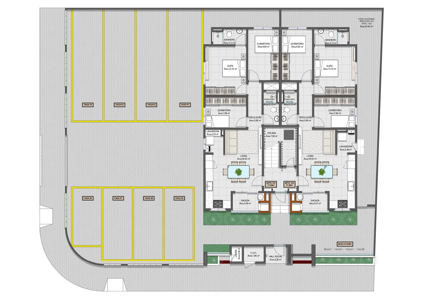 Planta 2 de Residencial Bosque das Orquídeas