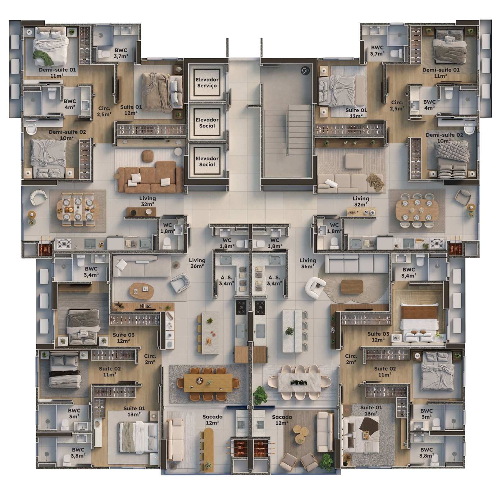 Planta 3 de Tívoli
