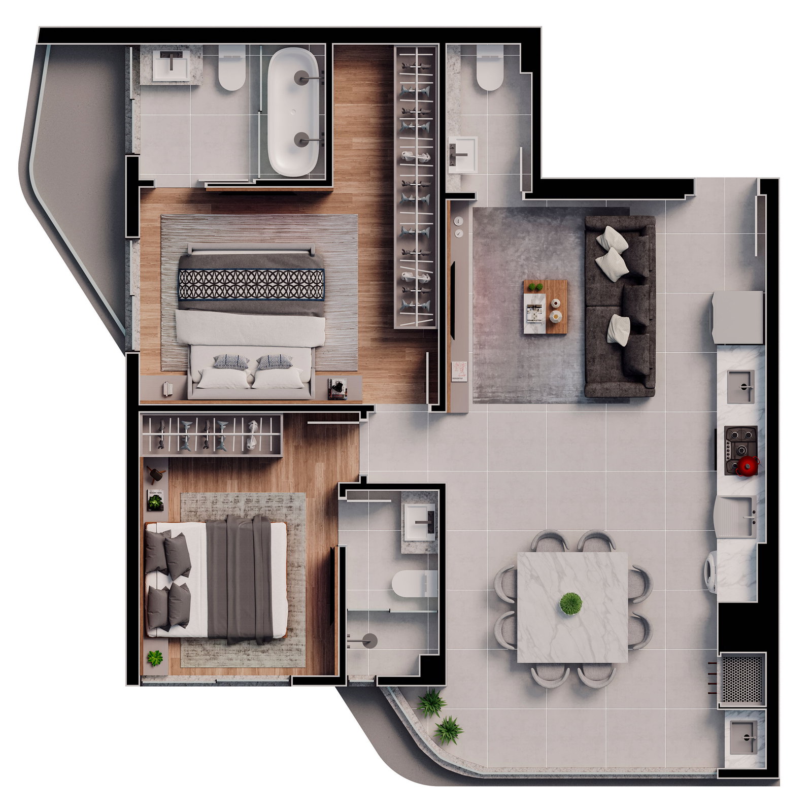 Planta 6 de Atmos Blue